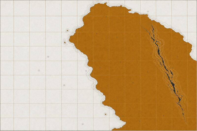 Dibujo esquemático de Malí en ocre oscuro: pequeños anillos dispersos y sin rótulo.