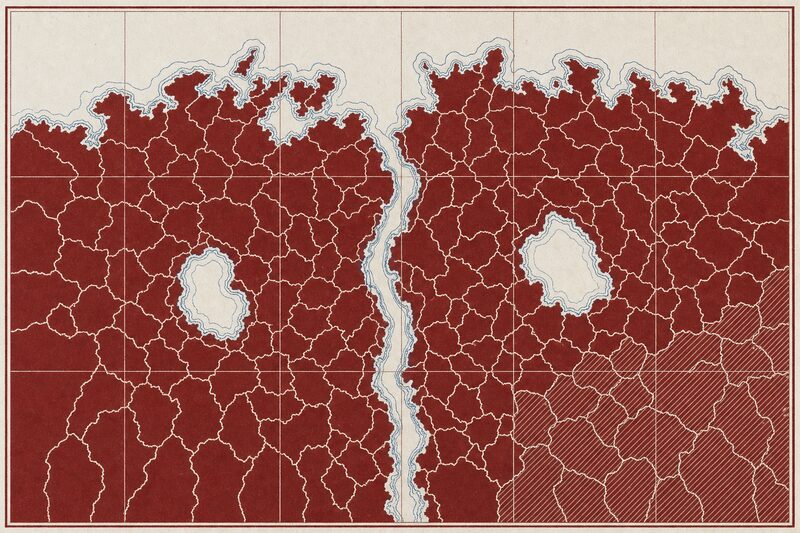 Ilustración esquemática de las lenguas de la Unión Europea: una trama diagonal sobre parte del territorio.